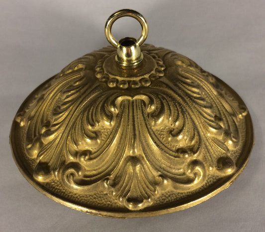 NEW  5 1/2"  DIAMETER  FINE  DIE  CAST  CHANDELIER BRASS CEILING CANOPY   CA801u