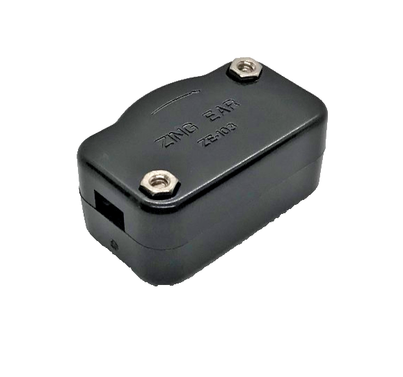 New Black Hi-Low Inline Rotary Brightness Control Dimmer Switch For SPT-2 Cord