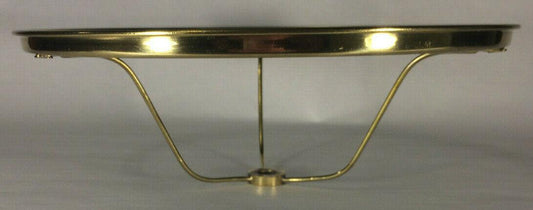 New 10" Fitter Solid Brass Under - socket Shade Ring Holder, 1/8IP, Polished SR742 - Stone Door Lamps
