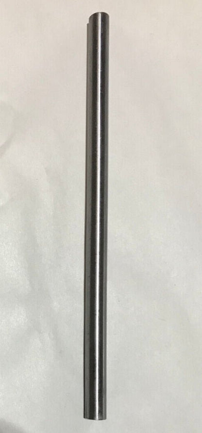 New 12" Brushed Steel Female Threaded Lamp Pipe, Rod, 1/8F Tap (3/8") #SP224S - Stone Door Lamps