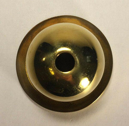 New Unfinished Solid Brass Decorative Socket Cover, Fits Standard Keyless Socket - Stone Door Lamps