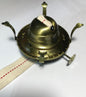 New #2 Antique Brass Finish Oil Kerosene Lamp Burner W/ Wick For 3" Base Chimney - Stone Door Lamps