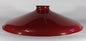 Metal Cone Lamp Light Shade Pendant 2 1/4 X 12 Red Porcelain Industrial Style - Stone Door Lamps