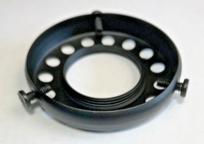 NEW 2 1/4" Fitter Brass Screw - on Uno - type Shade Holder Satin Black Finish SH86BK - Stone Door Lamps