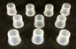 Lot of 10 Clear Plastic Pipe Hole Bushing Lamp Cord Protector For 1/8 IPS Pipe