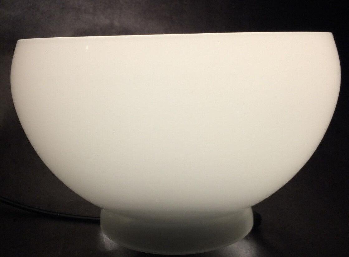 New 4" Fitter Venicia White Opal Glass Gas Shade, 7 1/4" diameter, 4 1/2" tall - Stone Door Lamps