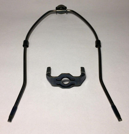 New 9" Brass Lamp HARP Shade Holder w/Base for Lamp Repair Antique Bronze Finish - Stone Door Lamps