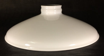 Metal Cone Lamp Light Shade Pendant 2.25 X 10 White Porcelain Industrial Style
