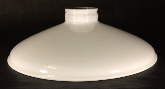 Metal Cone Lamp Light Shade Pendant 2.25 X 10 White Porcelain Industrial Style