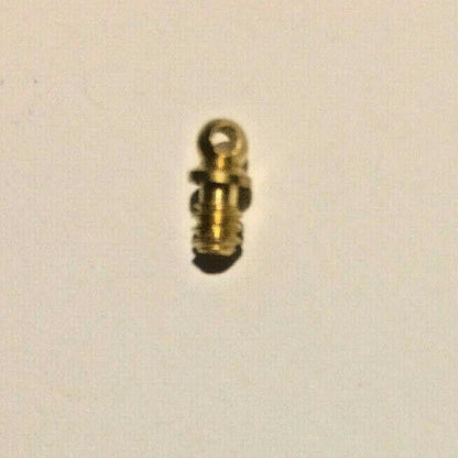 New 6 - 32 Cross Drilled Brass Screw For Hanging Prisms, 5/32" Long, #PS893 - Stone Door Lamps