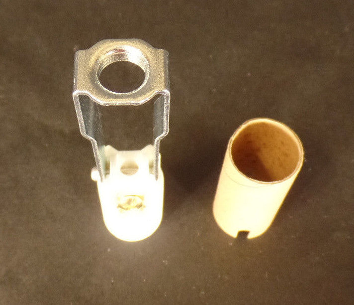 3" E12 High Heat Candelabra High Heat Porcelain Keyless Chandelier Socket #SO631