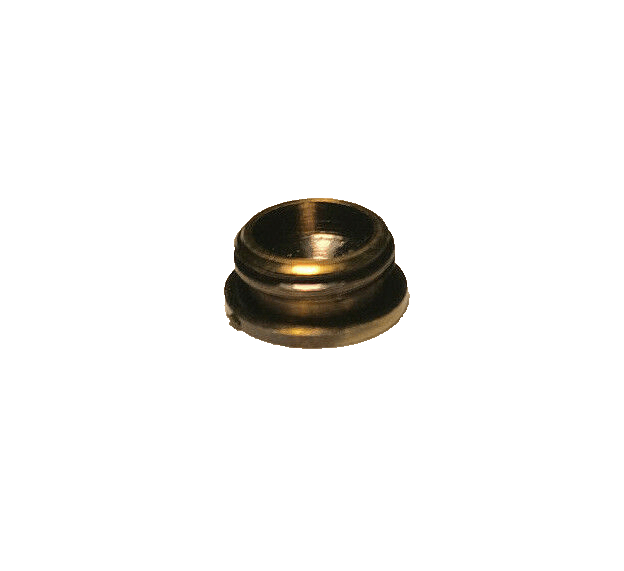New Antique Brass Finish Slotted Plug or Cap, 1/8M Thread, 11 mm wide, #BP175A - Stone Door Lamps