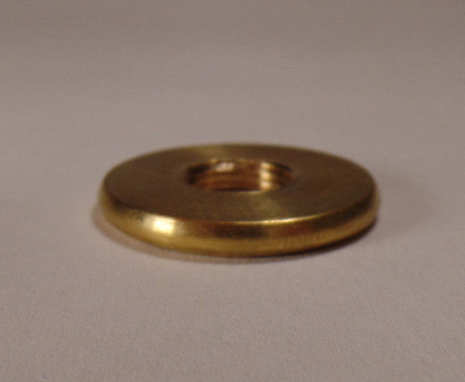 New 1" Turned Brass Check Ring Seating Ring, 1/8F Tap, Unfinished Brass #SR548U