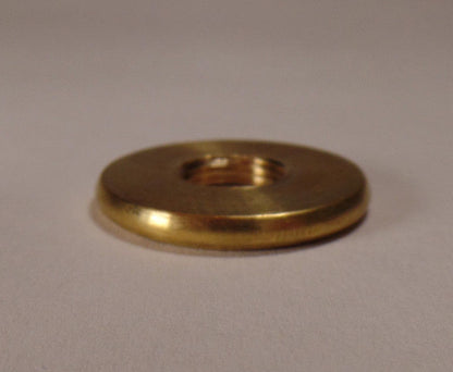 New 1" Turned Brass Check Ring Seating Ring, 1/8F Tap, Unfinished Brass #SR548U