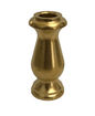 New 2" Unfinished Turned Brass Lamp Spindle, 1/8 IP Slip (3/8") 7/8" Dia.#LS862U - Stone Door Lamps