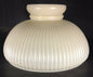 New 10" Opal Glass Ribbed Student Lamp Shade, Cream Background, USA Made #SH003