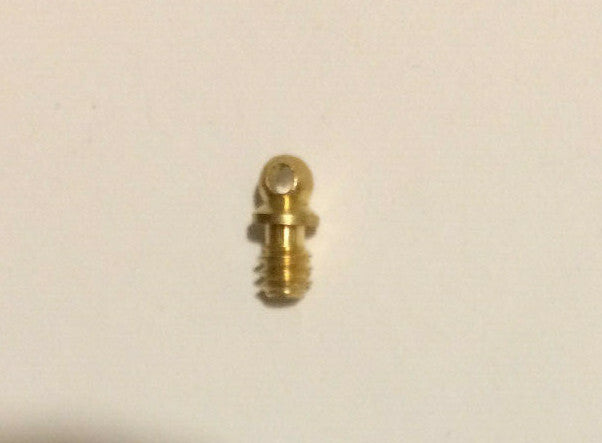 New 6-32 Cross Drilled Brass Screw For Hanging Prisms, 5/32" Long, #PS893