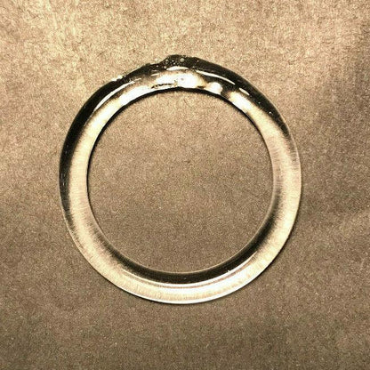 New 1 5/8" Clear Crystal Ring Hanger With No Pinhole For Chandelier Arm, #CR747W - Stone Door Lamps