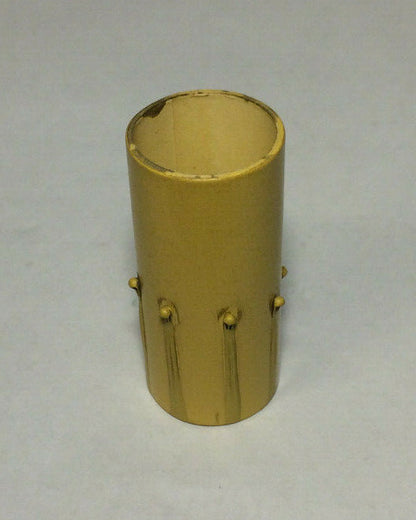 New 2" Antique Style Paper Board Candle Cover, Antique Gold Color, Candelabra 71