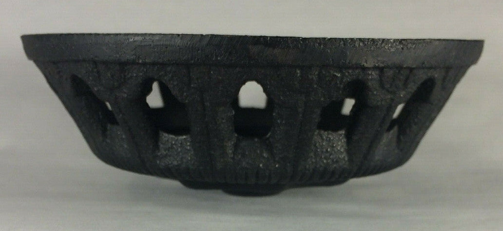 New Cast Iron Bracket Lamp Bowl For Wall Brackets, 5 1/4" Top Inside Dia. #CB910