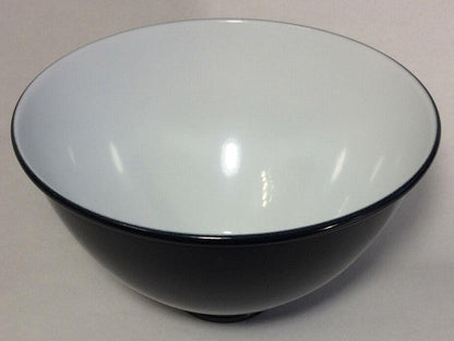 NEW 7 1/16" Metal Dome Lamp Light Shade Pendant Black Porcelain Industrial Style - Stone Door Lamps