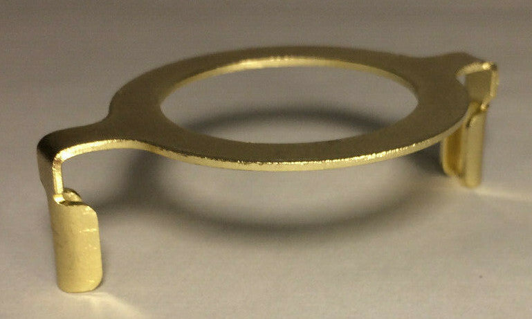 New Brass Plated Harp Base For GU-24 And Nord Sockets, 1 9/16" I.D., #HB773