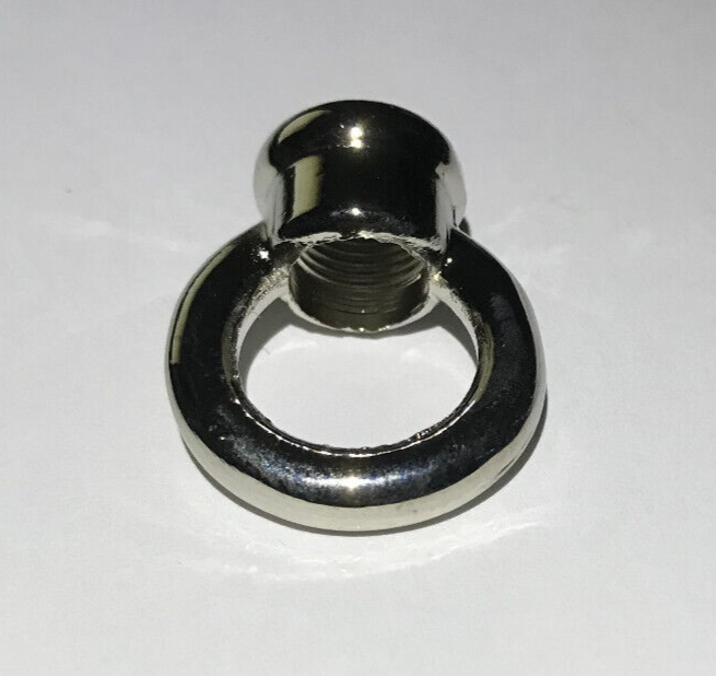 New 1" Cast Brass Loop With Wire Way, Nickel Plated Finish 1/8F Tap(3/8") BL954N
