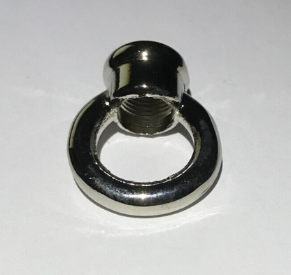 New 1" Cast Brass Loop With Wire Way, Nickel Plated Finish 1/8F Tap(3/8") BL954N