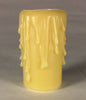 New 2" Tan Gold PolyBeesWax Candelabra Candle Cover with Drips 7/8" I.D. #CC900G