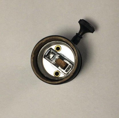 3 - way Uno Thread Antique Bronze Early Electric Industrial Style Lamp Socket 270B - Stone Door Lamps