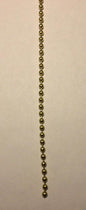 New #6 Brass Beaded Chain For Lamp Sockets & Ceiling Fans, Sold Per Ft. #BC600 - Stone Door Lamps