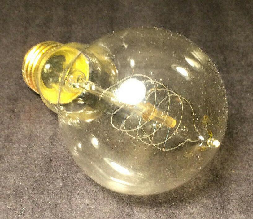 New Edison Base Quad Loop Filament Light Bulb, Antique Style, 60 Watt, #LB110 - Stone Door Lamps