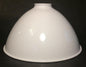 2 1/4" X 10" White Enamel Industrial Style Metal Dome Pendant Lamp Shade #IS352W - Stone Door Lamps