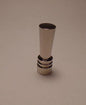 New Nickel Plated Deco Style Lamp Finial , 1/4 - 27F, 1 7/16" ht. #NF085N - Stone Door Lamps