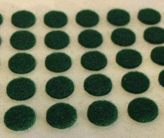 New Lot of 10, 3/8" Green Felt Dots W/ Adhesive Backs For Lamps, Etc. #10GF198 - Stone Door Lamps