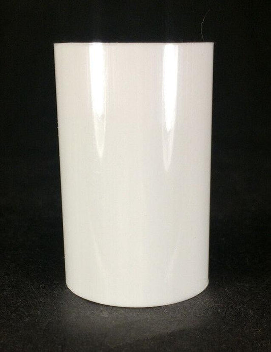 New 2" WHITE PLASTIC STANDARD SOCKET Chandelier Lamp CANDLE COVER #CC917 - Stone Door Lamps