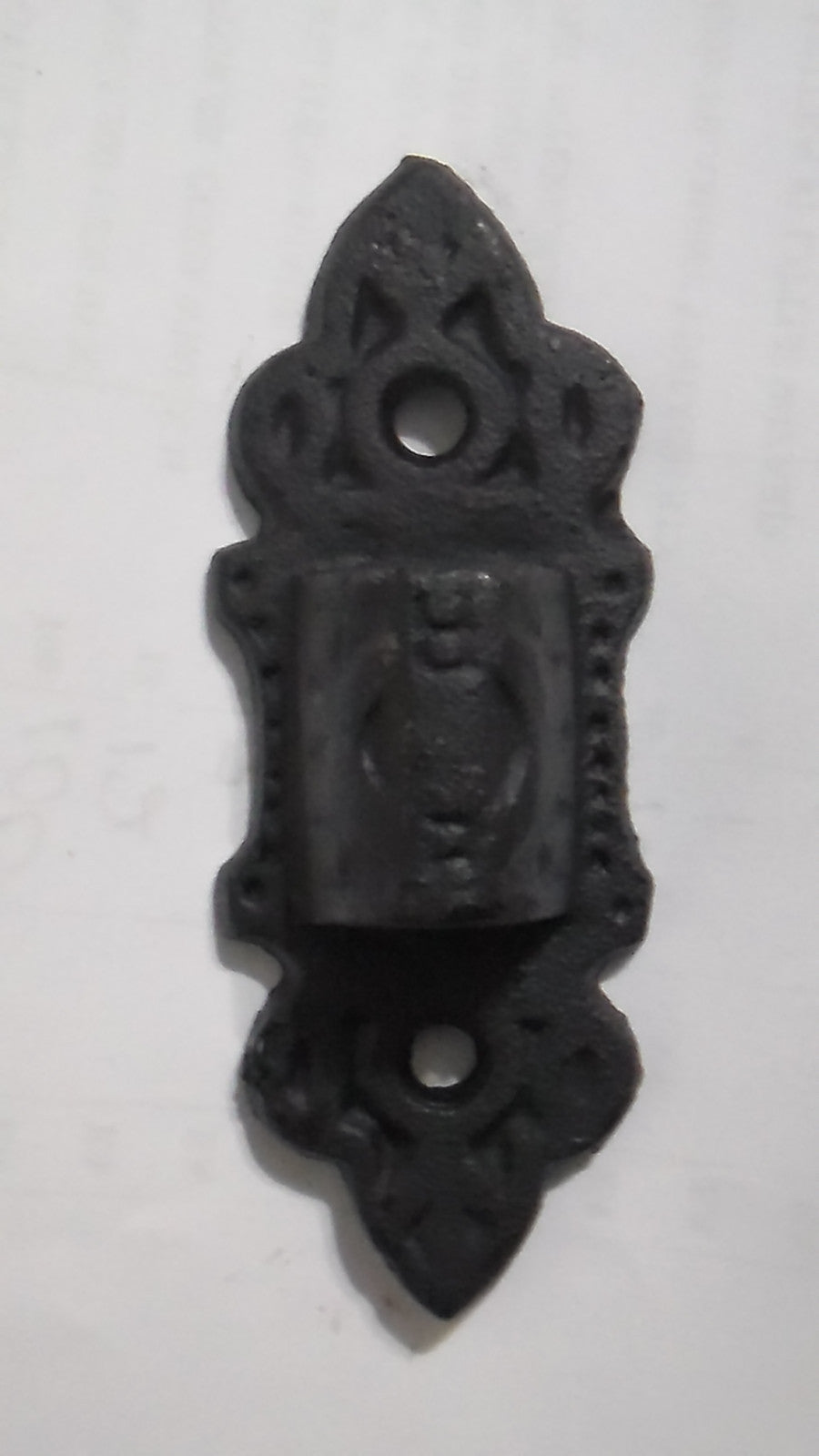 NEW 3 3/8" Long Small Black Cast Iron Wall Bracket Lamp Hinge with screws HIN928