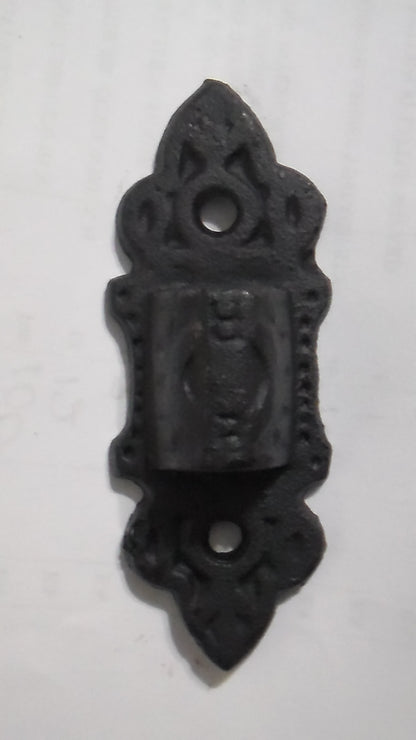 NEW 3 3/8" Long Small Black Cast Iron Wall Bracket Lamp Hinge with screws HIN928