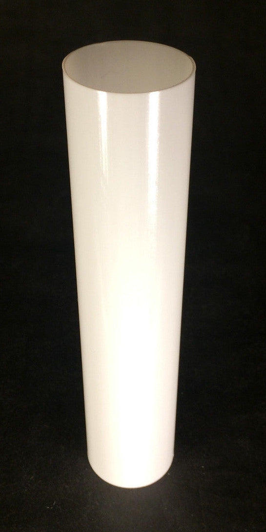 New 6" WHITE PLASTIC STANDARD SOCKET Chandelier Lamp CANDLE COVER  #CC931