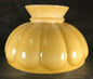 New Melon Student Lamp Shade, Opal Glass, Buff Nu-Gold Tint, 10" Fitter #SH530G