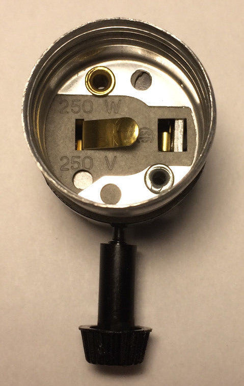 Leviton 3 Terminal Turn Knob Lamp Socket Interior for Wiring Bottom Light Bulb