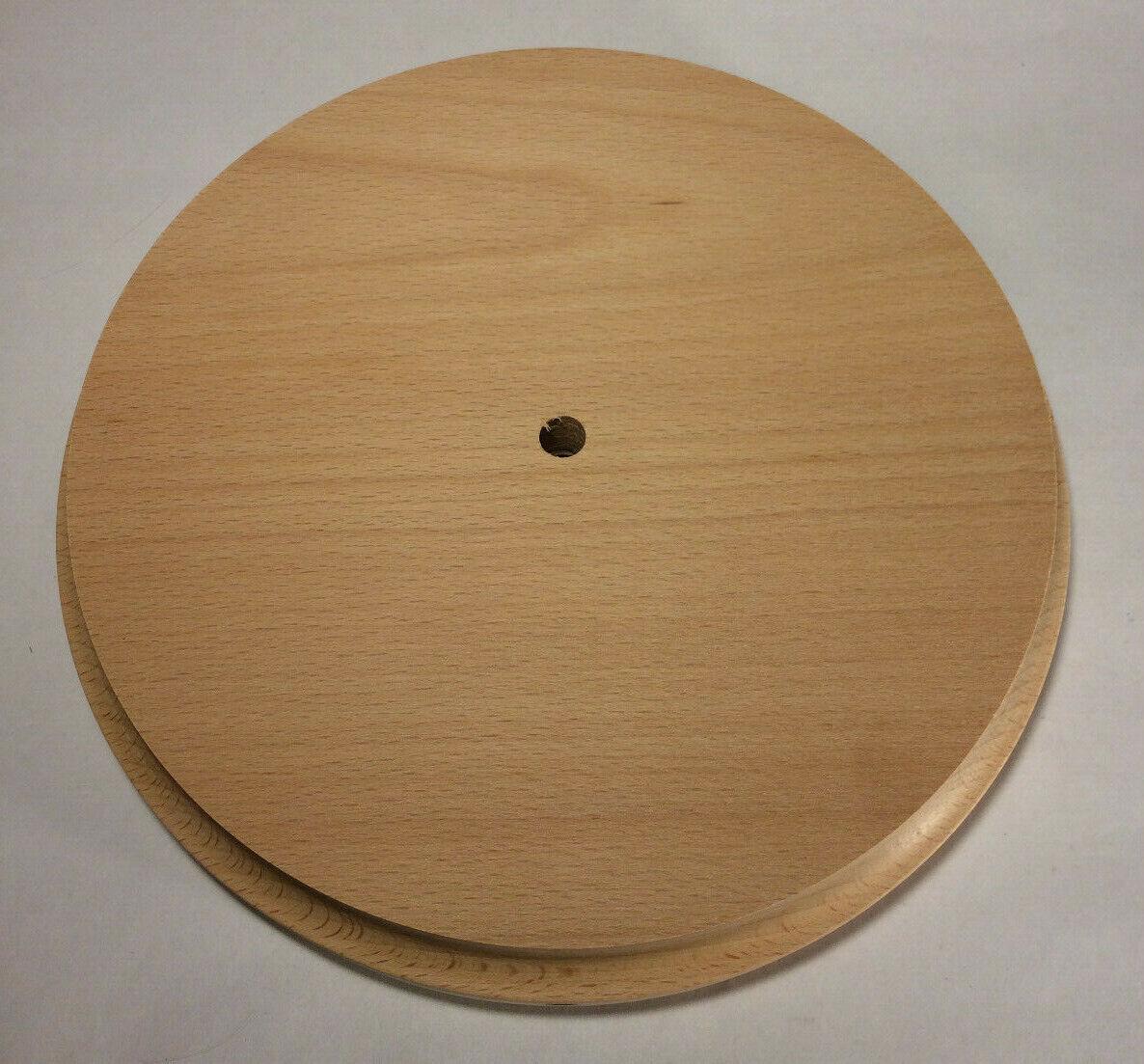 New 9" Modern Style Wooden Lamp Base w/ Wire Way Hole, Tapered Edge #WB311U - Stone Door Lamps