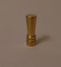 New Unfinished Brass Deco Style Lamp Finial , 1/4-27F, 1 7/16" ht. #BF085U