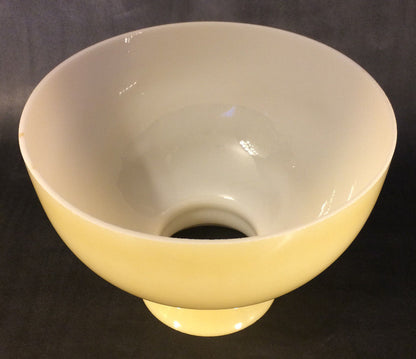 New 10" Student Lamp Shade, Opal Glass w/ Buff Nu-Gold Painted Background U.S.A