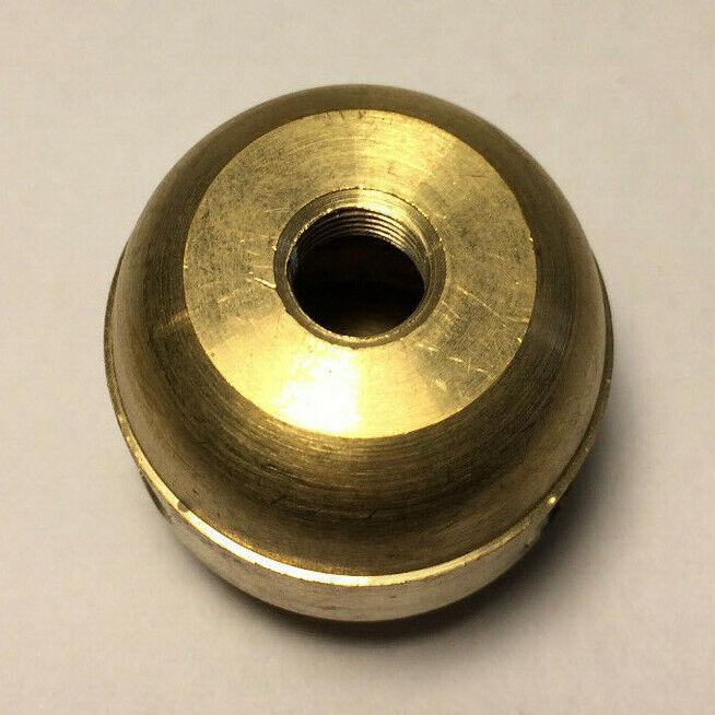 New Large Turned Brass 2 Pc. Cluster Body, 3 Light, 1/8F Tap, Unfinished #CB451A - Stone Door Lamps
