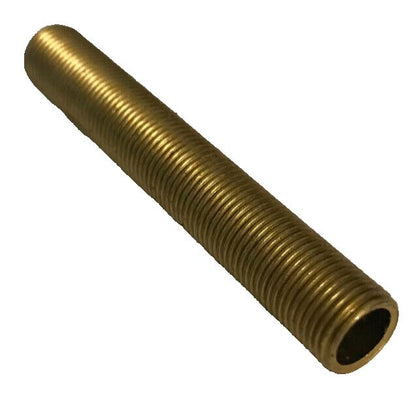New 1 3/4" Solid Brass Lamp Nipple Pipe 1/8 IP (3/8" O.D.) Rust Resistant #LN214 - Stone Door Lamps