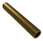 New 1 3/4" Solid Brass Lamp Nipple Pipe 1/8 IP (3/8" O.D.) Rust Resistant #LN214 - Stone Door Lamps