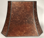 New Rectangle Mica Lamp Shade, Antique Amber Cut Corner, Copper Foil Frame #710M - Stone Door Lamps