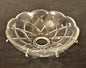 NEW 5" Pressed Glass Round Lamp Prism Chandelier Bobeche w/ 8 Brass Pins #BB926 - Stone Door Lamps