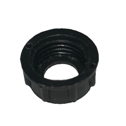New Black Bakelite (Plastic) Lamp Cord Bushing, 1/4F Tap (1/2") #CB907 - Stone Door Lamps